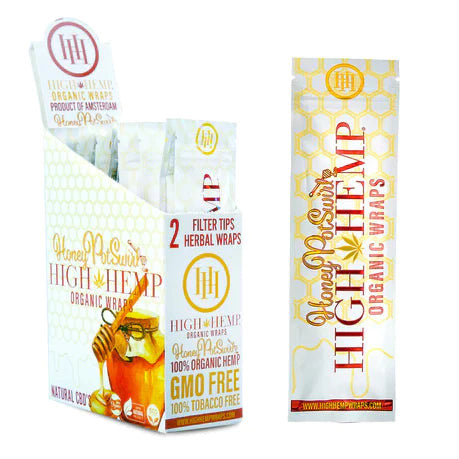 HIGH HEMP ORGANIC WRAPS - 25CT