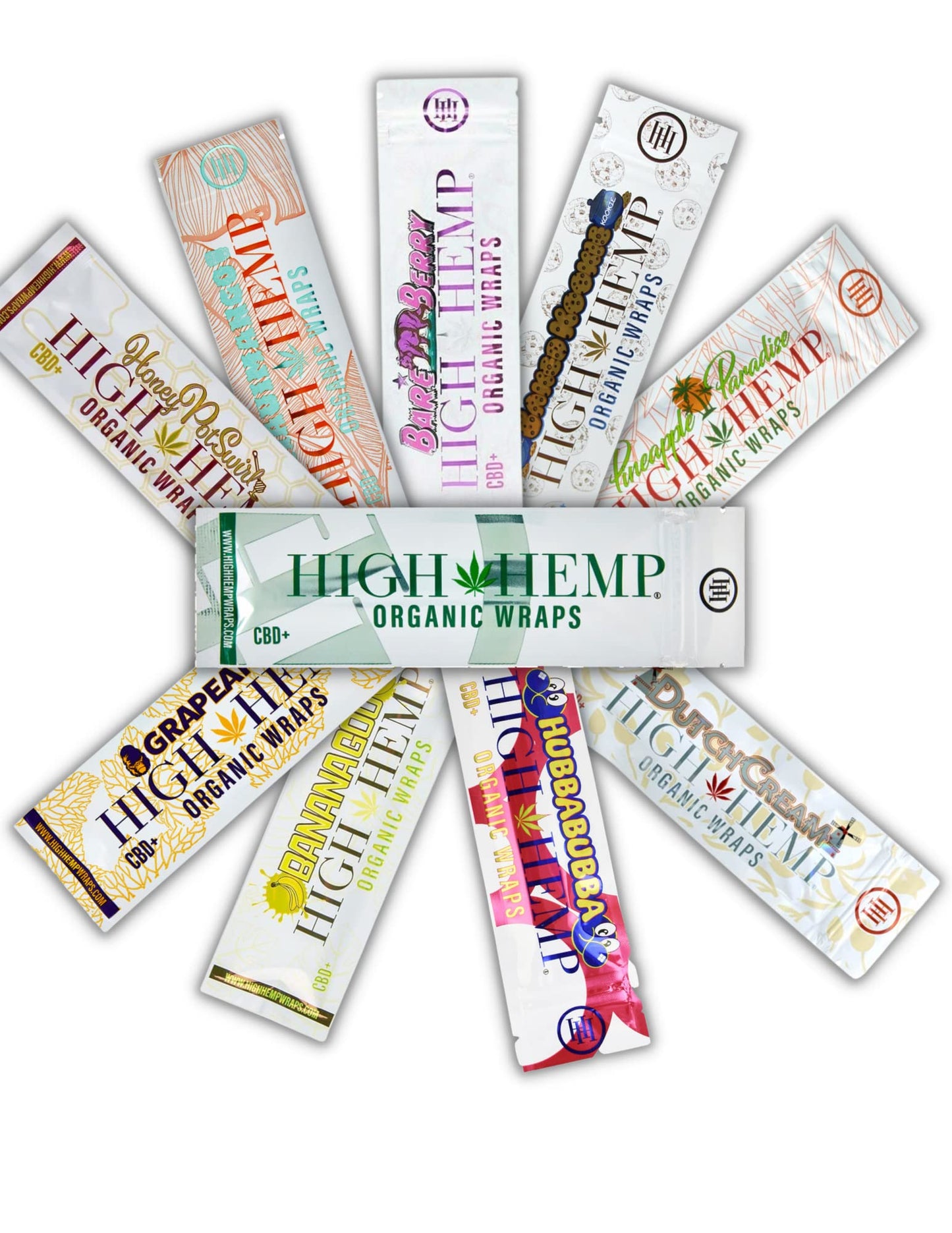 HIGH HEMP ORGANIC WRAPS - 25CT