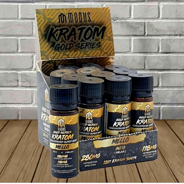 GOLD SERIES KRATOM SHOTS 12 CT