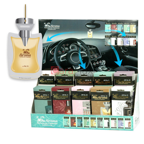 Airoma Perfume Air Car Freshener DP box, 100 Set